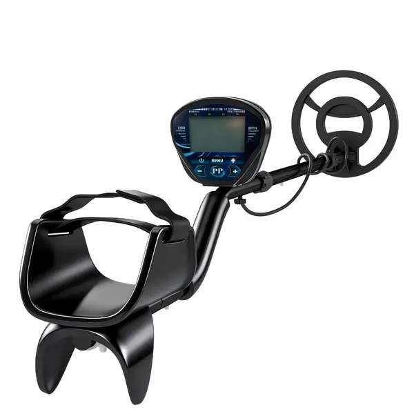 Outsunny Detector de Metale pentru Adulți cu Baterie, Detector Profesionist cu 3 Moduri pentru Aur, Lopată și Căști pentru Căutare de Comori pe Plajă, Impermeabil IP68, Display LCD | Aosom Romania