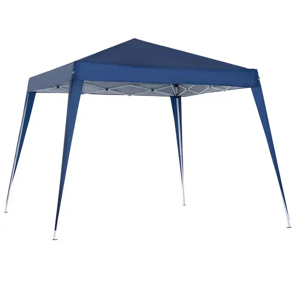 Outsunny Foisor Pliabil 2.4x2.4m, Foisor de Gradina Structura