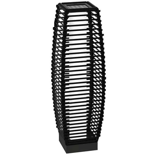 Outsunny Lampadar solar, Lampa de exterior pentru gradina Lampa pentru alee si iluminat decoratic cu lumini LED | Aosom Romania