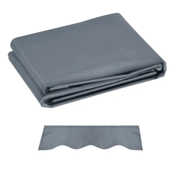 Outsunny Material de Înlocuire pentru Copertină Retractabilă, 282x250 cm, Gri | Aosom Romania