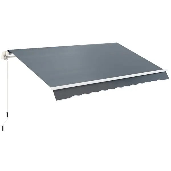 Outsunny Material de Înlocuire pentru Copertină Retractabilă, 282x250 cm, Gri | Aosom Romania