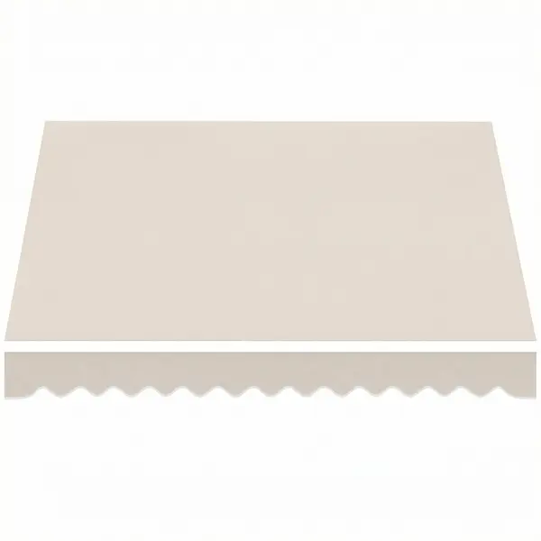 Outsunny Material de Înlocuire pentru Cort Retractabil, Poliester UV 50+, 3.5x2.5 m, Crem, pentru Balcon, Terasă, Grădină, 337x250 cm | Aosom Romania