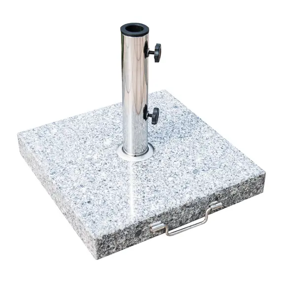 Outsunny Suport Baza Pentru Umbrela de Gradina in Marmura 29kg, 42x42x36cm