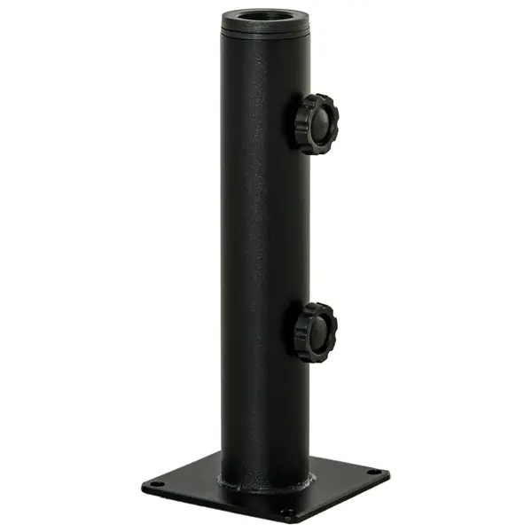 Outsunny Suport pentru Umbrelă de Terasă, Bază pentru Umbrelă pentru Patio, Ponton, Grădină și Curte, Negru | Aosom Romania