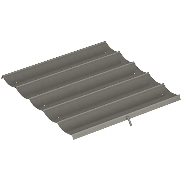 Outsunny Tettuccio di Ricambio per Gazebo 3x3 m con 10 Fori di Drenaggio Grigio | Aosom Romania