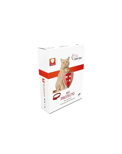 OVER ZOO Bio Protecto Plus 35 cm Zgarda protectie impotriva parazitilor, pentru pisici