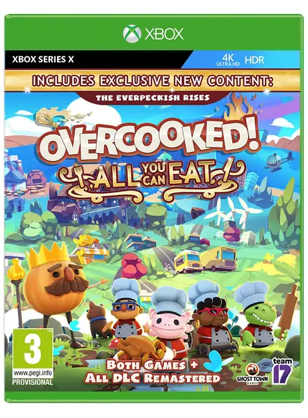 Overcooked! All You Can Eat Xbox One|PlayStation 5|PlayStation 4|Xbox Series S/X|Nintendo Switch|PC