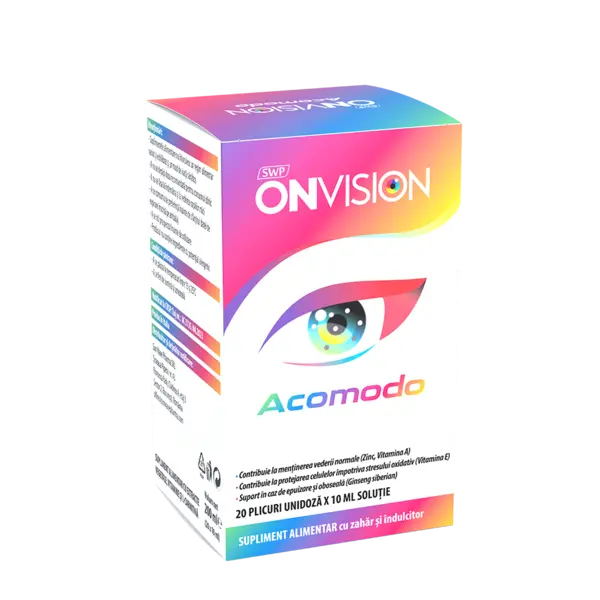 Ovision Acomodo, 20 plicuri, Sun Wave Pharma