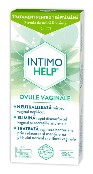 Ovule vaginale, 7 bucati, Intimohelp