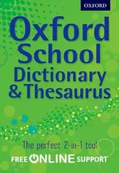 Oxford School Dictionary & Thesaurus, Hardcover/***