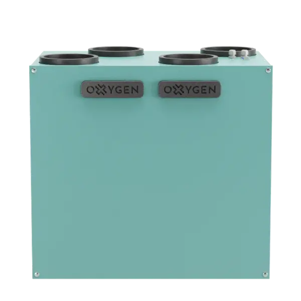 - Oxygen Easy V600 centrala de ventilatie cu recuperare de caldura perete, montaj dreapta