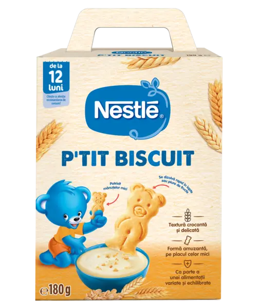 P'tit Biscuit pentru copii de la +12, 180g, Nestle