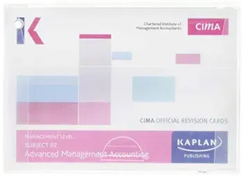 P2 ADVANCED MANAGEMENT ACCOUNTING - REVISION CARDS, Paperback/***