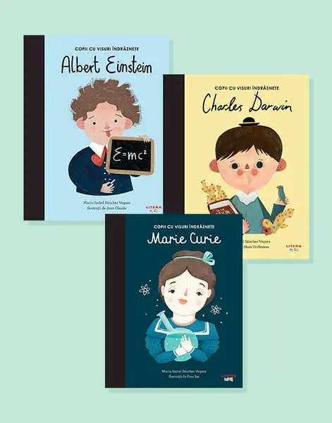 Pachet 1 Copii cu visuri indraznete (3 volume)