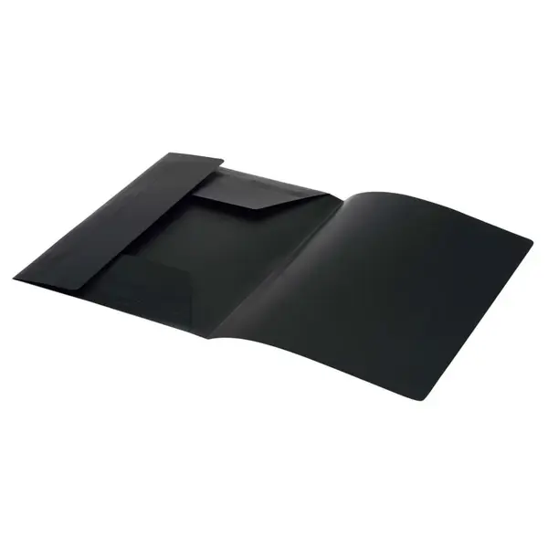 Pachet 12 buc mapa plastic a4 cu elastic negru
