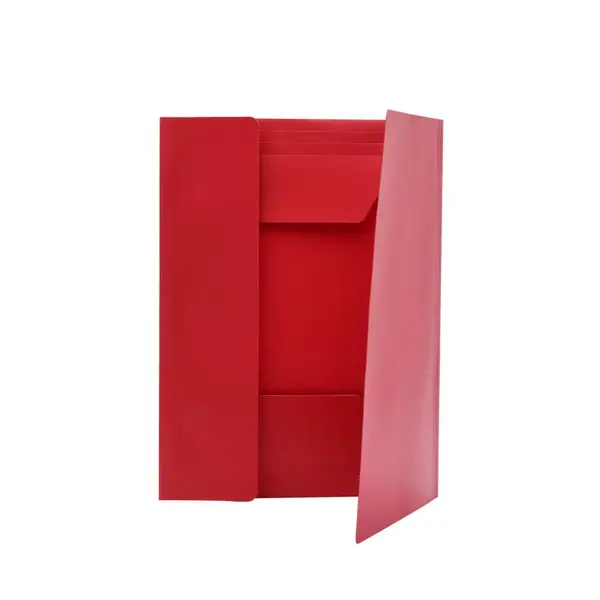 Pachet 12 buc mapa plastic a4 cu elastic rosu