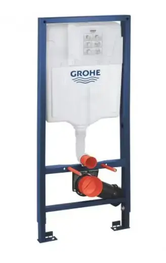 Pachet 2in1 cadru WC Rapid SL Grohe 38536001, incastrat, suport perete, otel