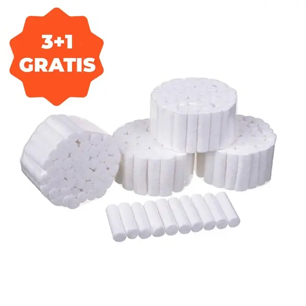 Pachet 3+1 Gratis, rulouri absorbante din bumbac 500 buc nr. 2