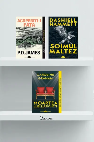 Pachet 3 romane Crime &Thrill - P.D.James, Caroline Graham...
