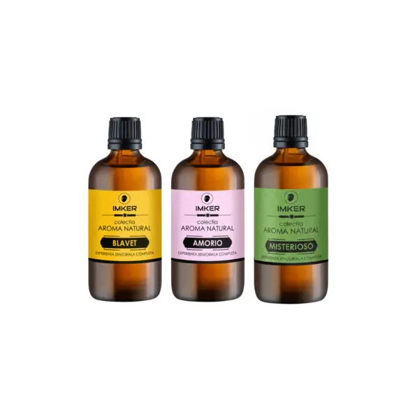 Pachet 3 sticlute arome parfum IMKER din colectia AromaNatural de 100 ml