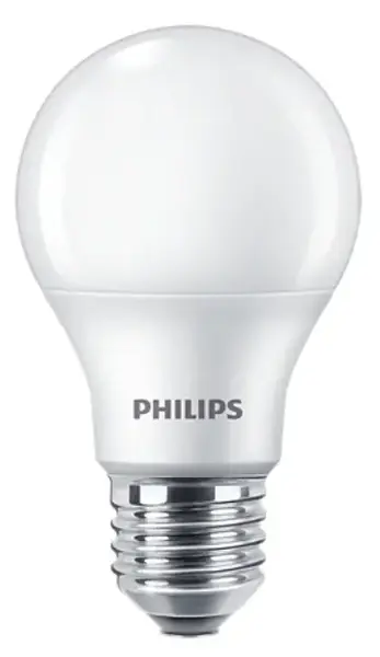 Pachet 4 becuri LED Philips A60, E27, 9W (60W), 806 lm, lumina alba rece (4000K)