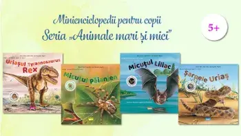 Pachet 4 carti Seria Animale mari si mici/Nuria Roca