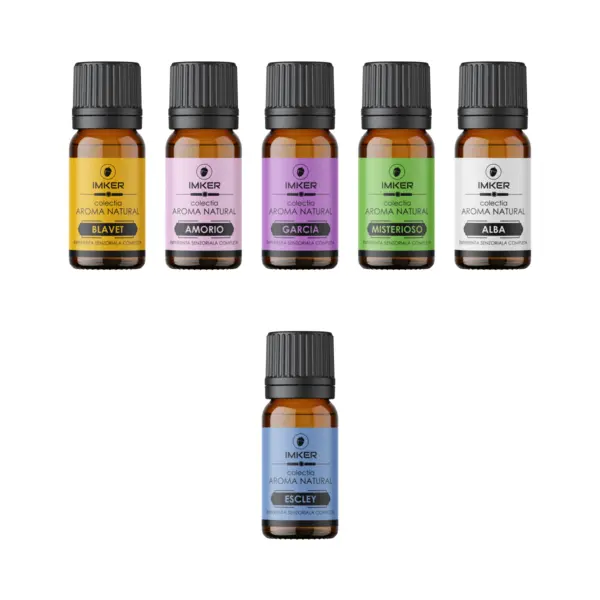 Pachet 5 + 1 GRATIS rezerve de parfum ambient IMKER din colectia AromaNatural 10 ml WOMEN Favorites