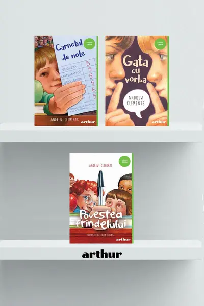 Pachet Andrew Clements ( Povestea frindelului, Gata cu vorba, Carnetul de note) - Andrew Clements