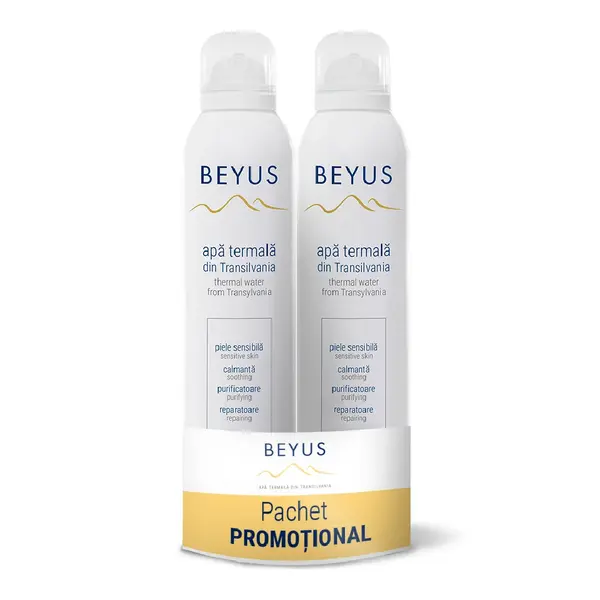 Pachet Apa termala din Transilvania, 2*250 ml, Beyus
