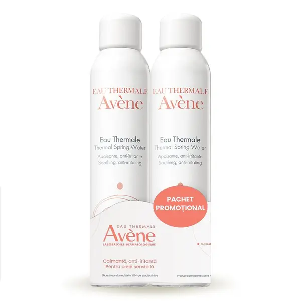 Pachet Apa termala spray, Avene | 300 + 300 ml