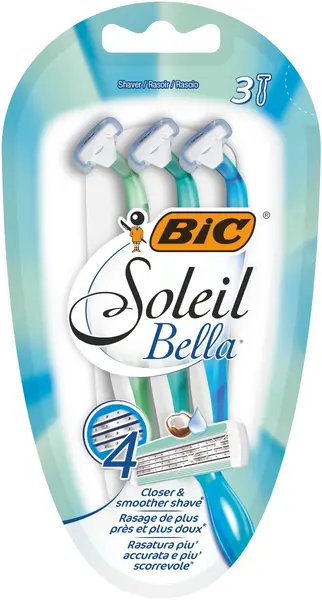 Pachet Aparat de ras Soleil Bella, 3 bucati, BIC