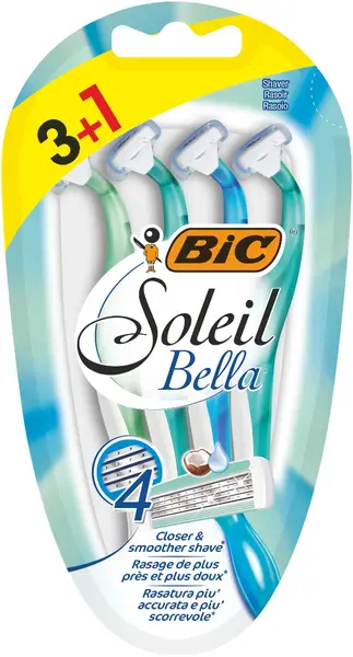 Pachet Aparat de ras Soleil Bella, 4 bucati, BIC