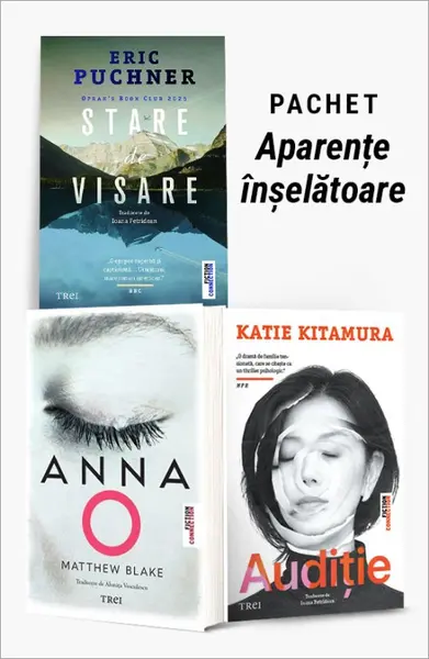 Pachet Aparențe înșelătoare. Stare de visare/Anna O/Audiție - Eric Puchner