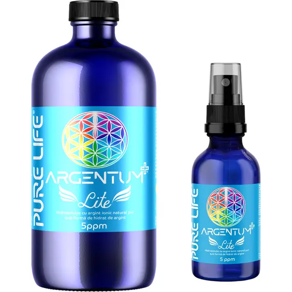 Pachet Argentum LITE (5ppm) 480ml+60ml