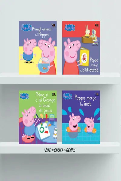 Pachet Aventuri cu Peppa Pig ( 4 volume) - Neville Astley și Mark Baker