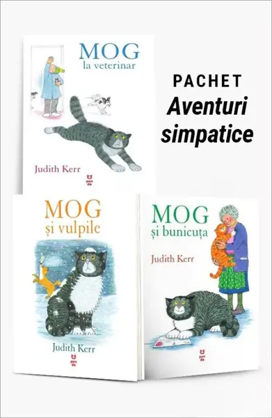 Pachet Aventuri simpatice. MOG la veterinar/MOG și vulpile/MOG și bunicuța - Judith Kerr