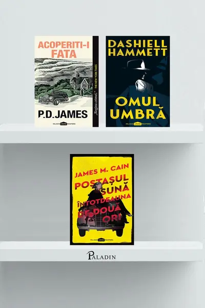 Pachet bestellers Crime &Thrill ( 3 titluri) - P.D.James, Dashiell Hammet...