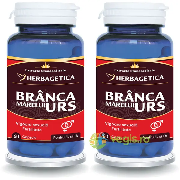 Pachet Branca Marelui Urs 60cps+60cps (50% reducere la al doilea produs)