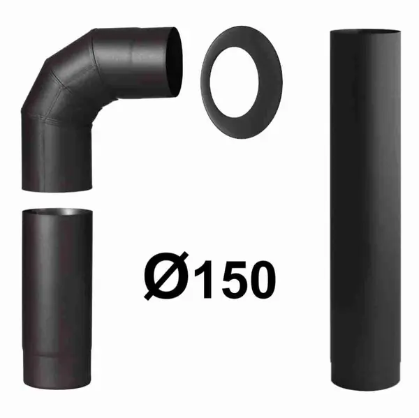 Pachet burlane eco racordare cos fum flansa cot reglabil diametru fi 150 ieftin