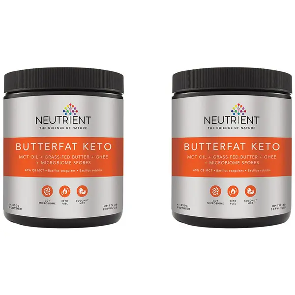 Pachet Butterfat Keto MCT Powder 350g + 350g
