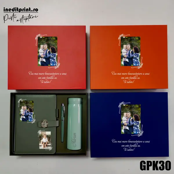 Pachet cadou cu fotografii GPK30 Albastru