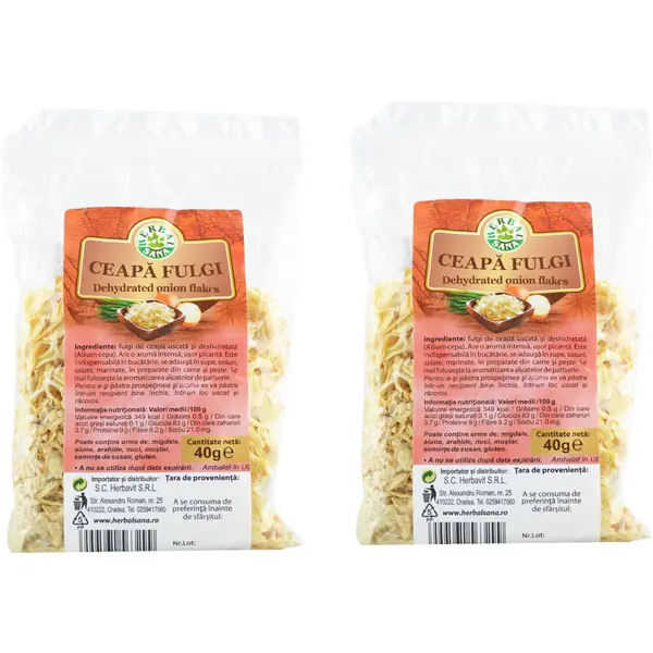 Pachet Ceapa Fulgi 40g+40g