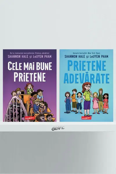 Pachet Cele mai bune prietene 2 volume miniGrafic - Shannon Hale și LeUyen Pham