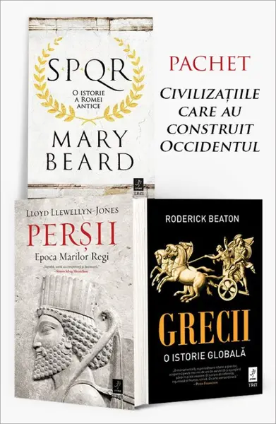Pachet Civilizațiile care au construit Occidentul. SPQR/Grecii/Perșii - Mary Beard