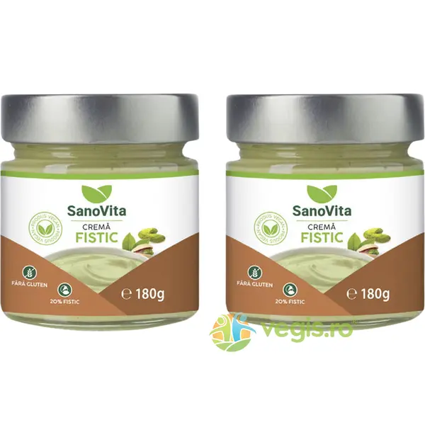 Pachet Crema de Fistic (20%) fara Gluten 180g + 180g