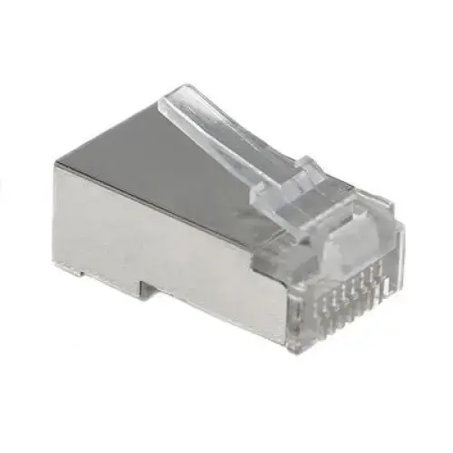 Pachet de conectori modulari ecranati LogiLink, RJ45, cat.5e, 100 bucati
