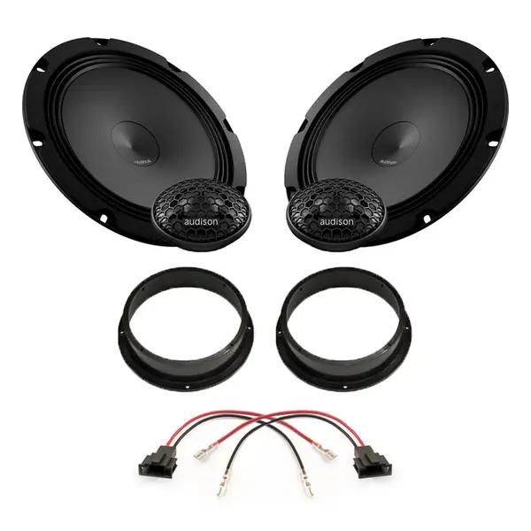Pachet difuzoare auto Audison Prima dedicat usi fata Audi A4 2015-2018, RMS 100 W