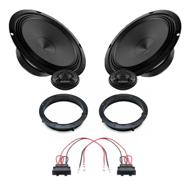 Pachet difuzoare auto Audison Prima dedicat usi fata Skoda Rapid 2012-, RMS 100W