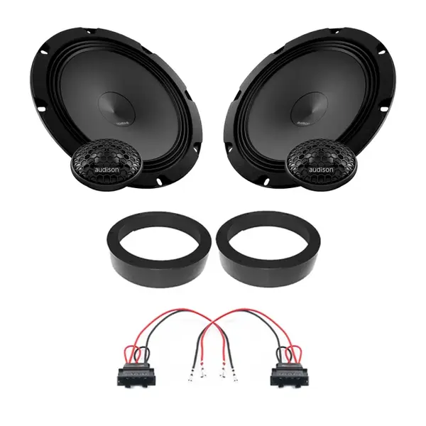 Pachet difuzoare auto Audison Prima dedicat usi fata Volkswagen Caddy 2003-2015, RMS 100W, 200mm