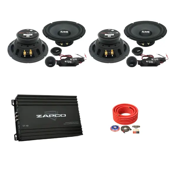 Pachet difuzoare auto cu amplificator dedicat Hyundai Kona gen.1 facelift 2020 - 2023 ESB 1000 260 W